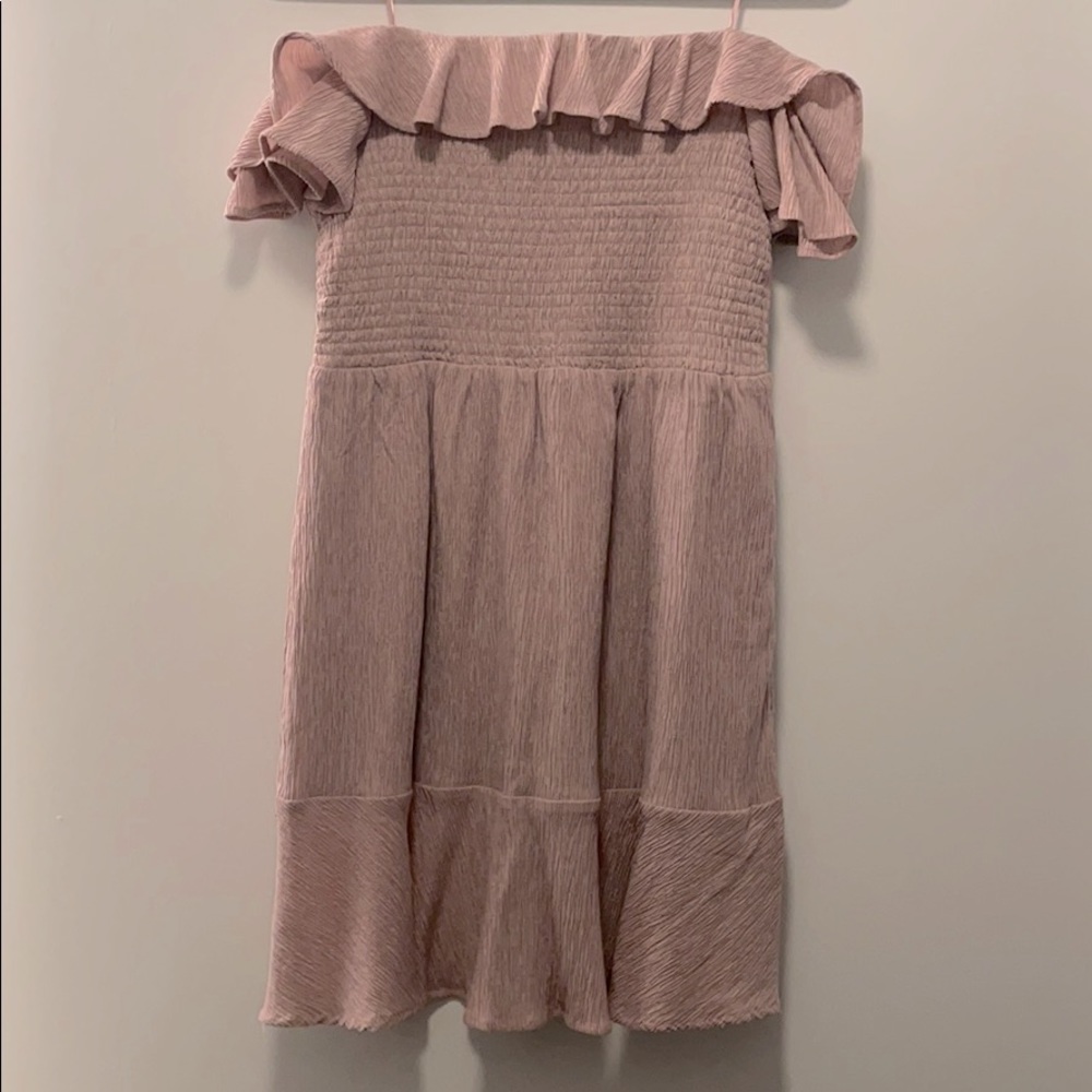 Endless Rose pink off the shoulder dress